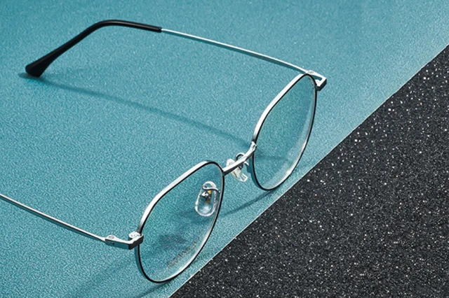 custom titanium eyeglasses frames stock