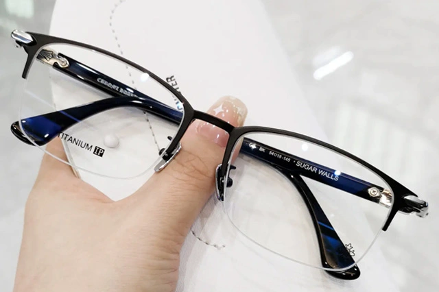 titanium eyeglasses frames stock for sale