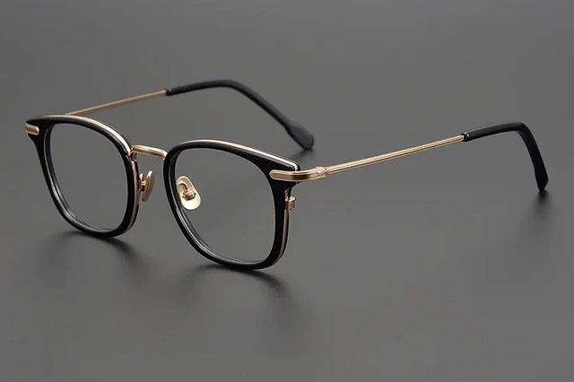 titanium glasses frames stock