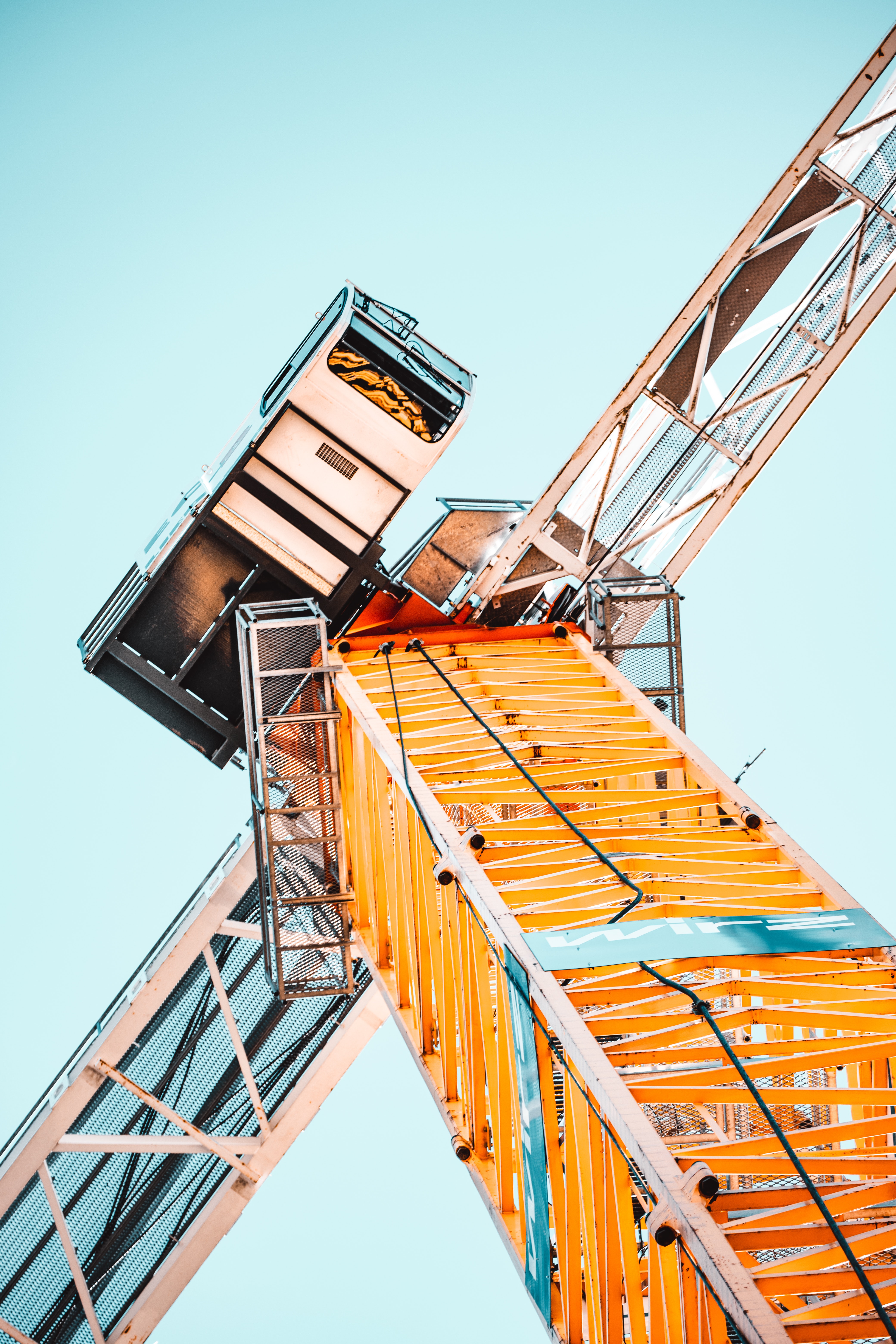low angle photography of tower crane 2068478 low angle photography of tower crane 2068478
