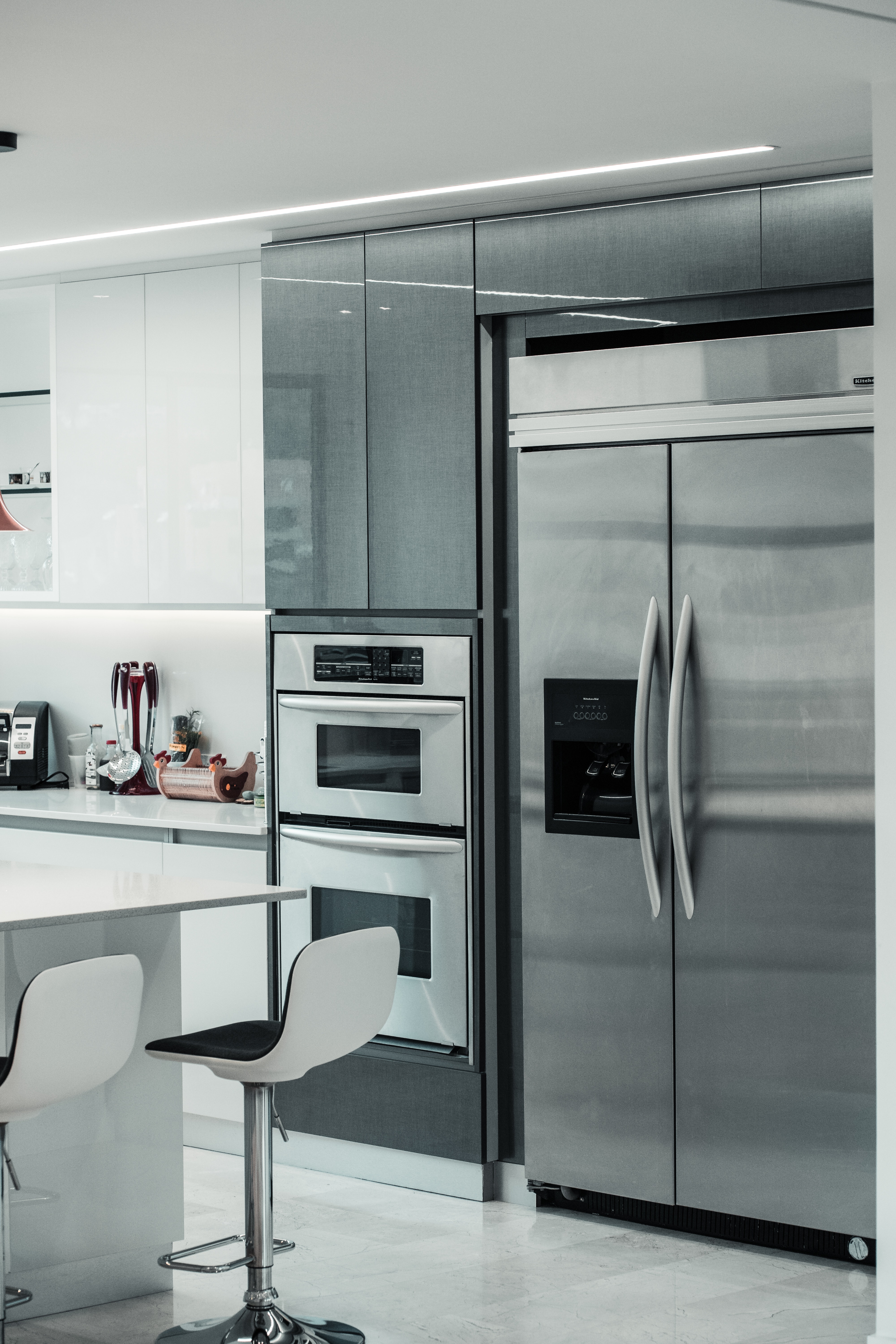 silver side by side refrigerator 3637728 silver side by side refrigerator 3637728