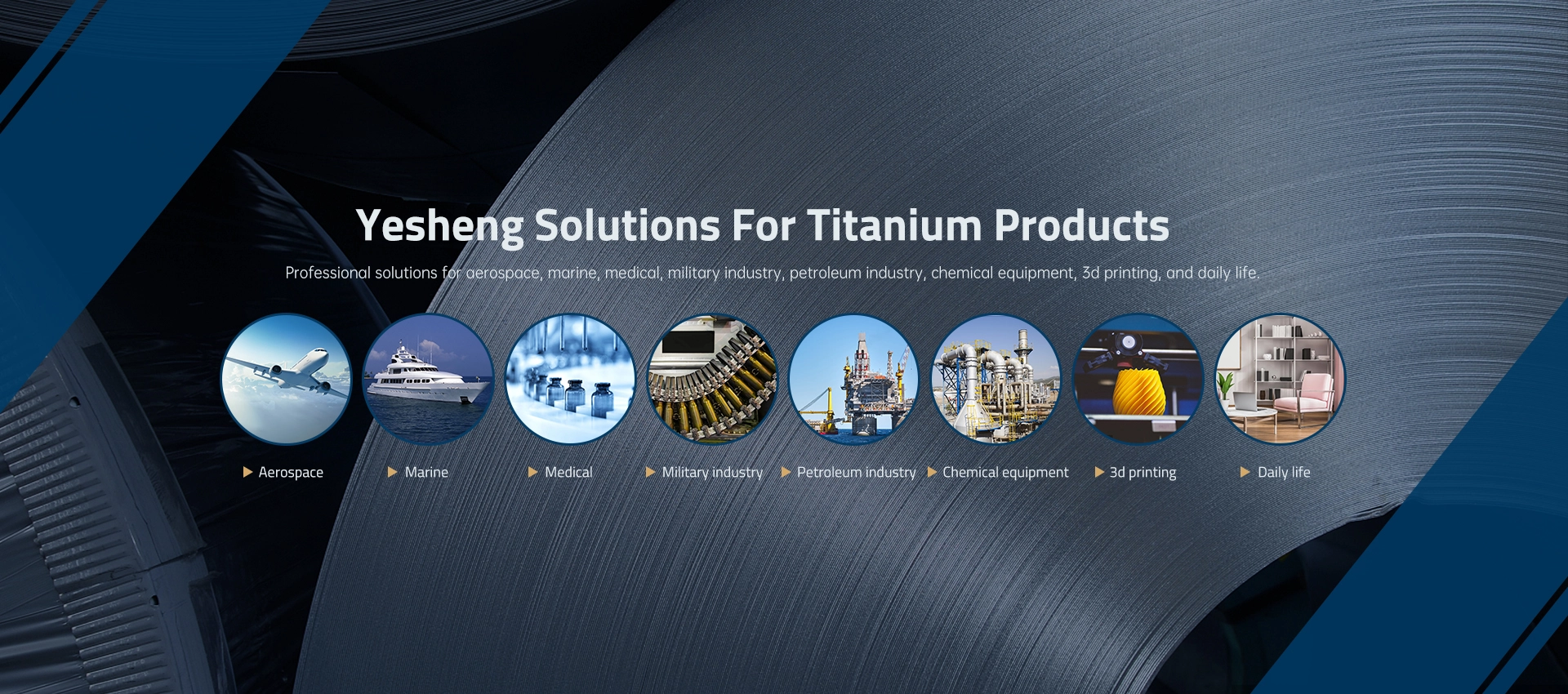 Yesheng Solutions For Titanium Products